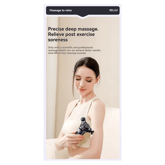 Pistolet de Massage portable Multifonction TriRelax RekindleMassage