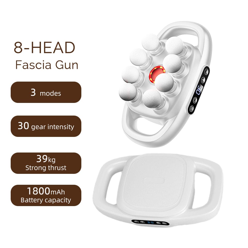 Pistolet de massage multi-têtes – 8 têtes | RekindleMassage RekindleMassage