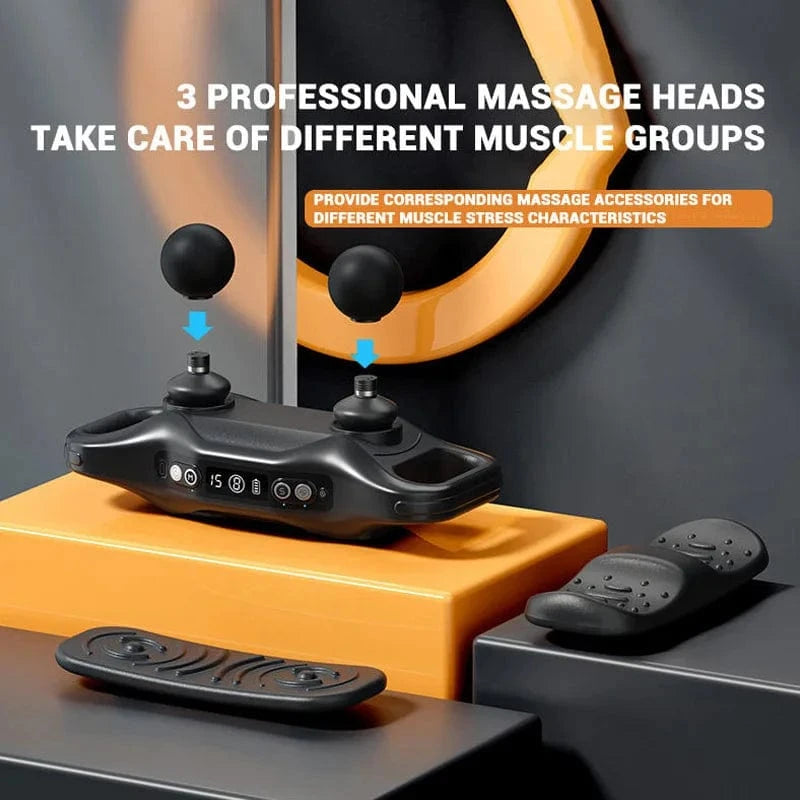 Pistolet de Massage Multi-têtes Professionnel – Soulagement Corps, Jambes & Dos RekindleMassage
