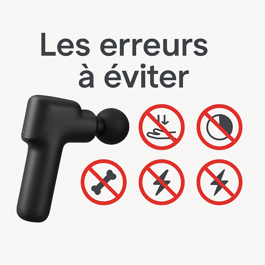 Les erreurs à éviter lors de l’utilisation d’un pistolet de massage