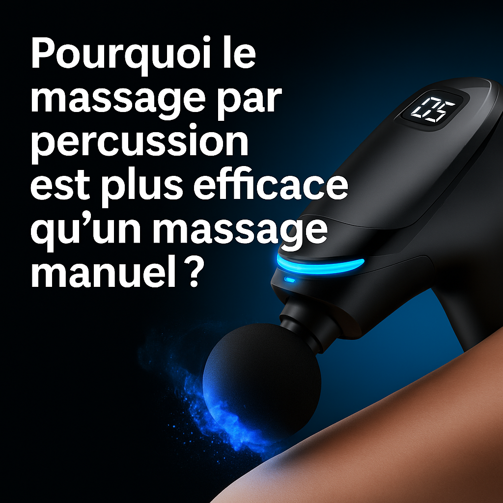 Pourquoi le massage par percussion est plus essficace qu'unmassage manuel