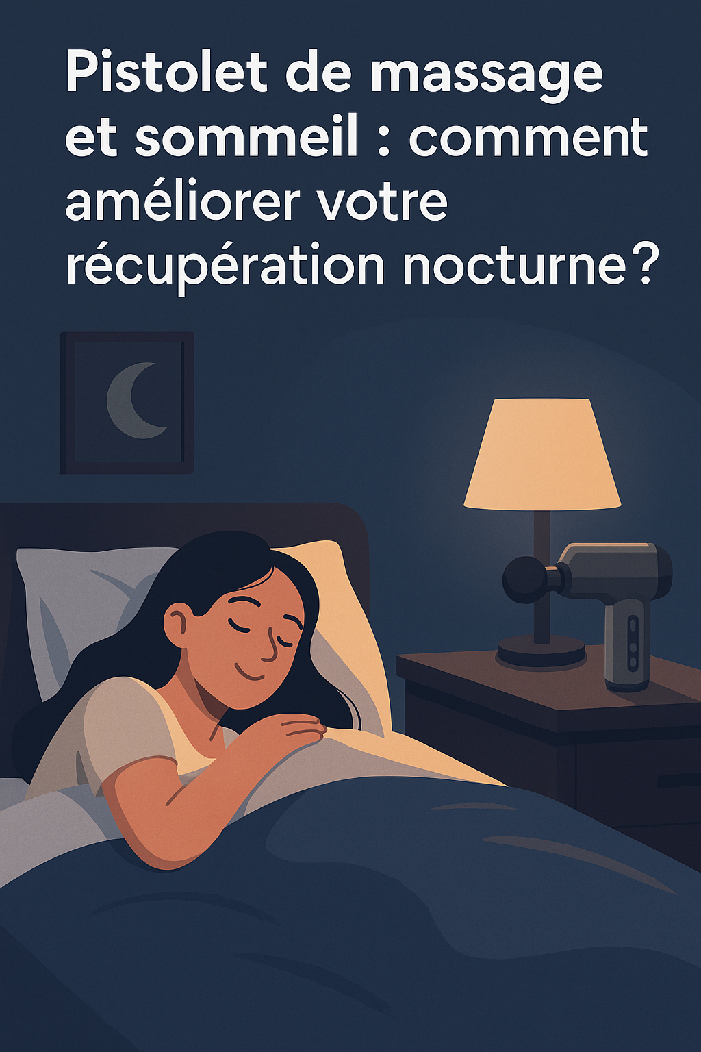 Pistolet de massage et sommeil : comment améliorer votre récupération nocturne ?