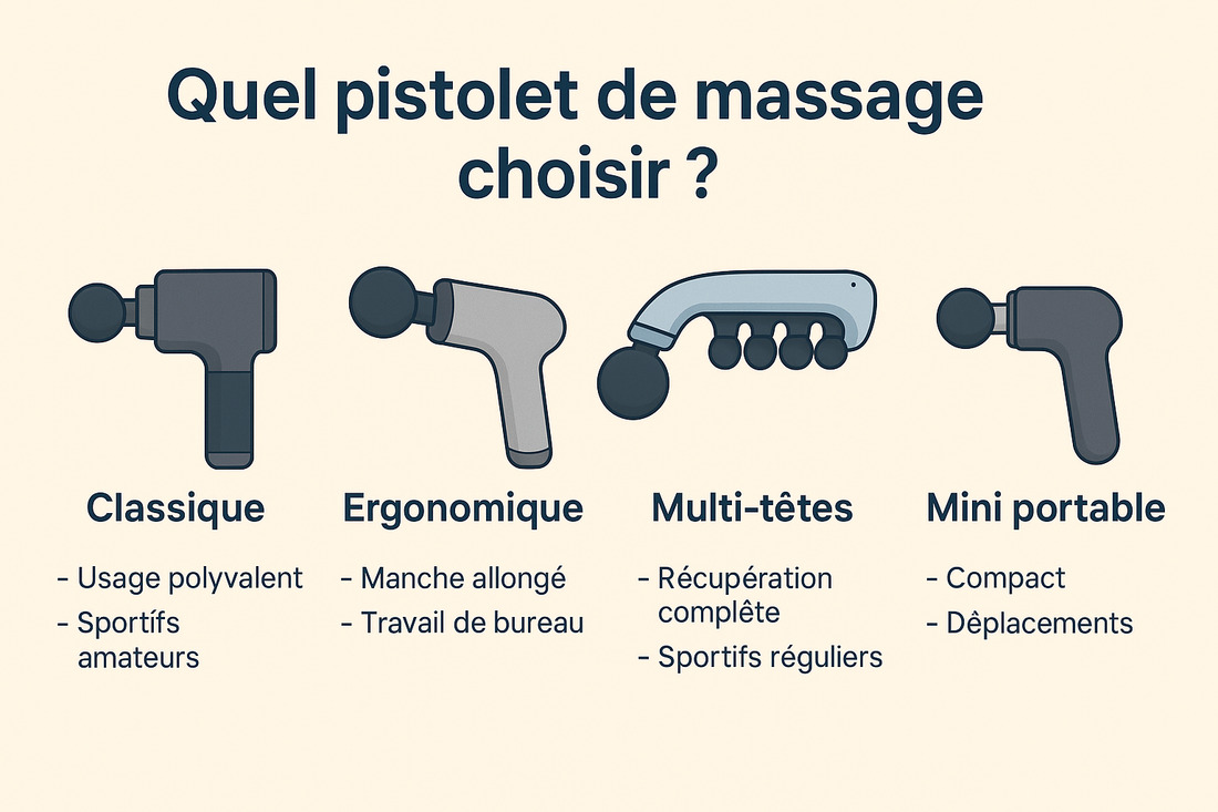 Quel pistolet de massage choisir en 2025 ? Guide complet & comparatif