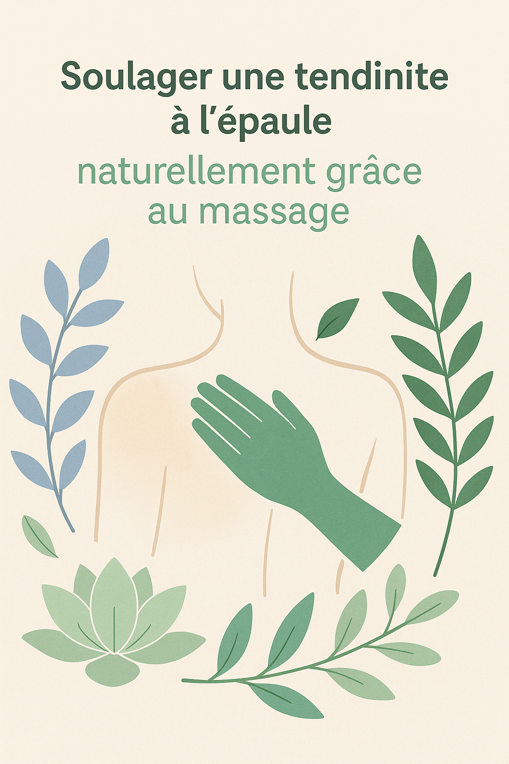 Soulager une tendinite à l’épaule naturellement grâce au massage