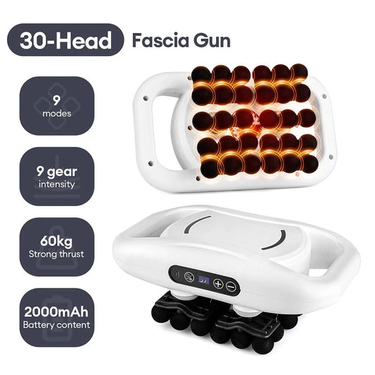 Pistolet de massage 30 têtes chaleur