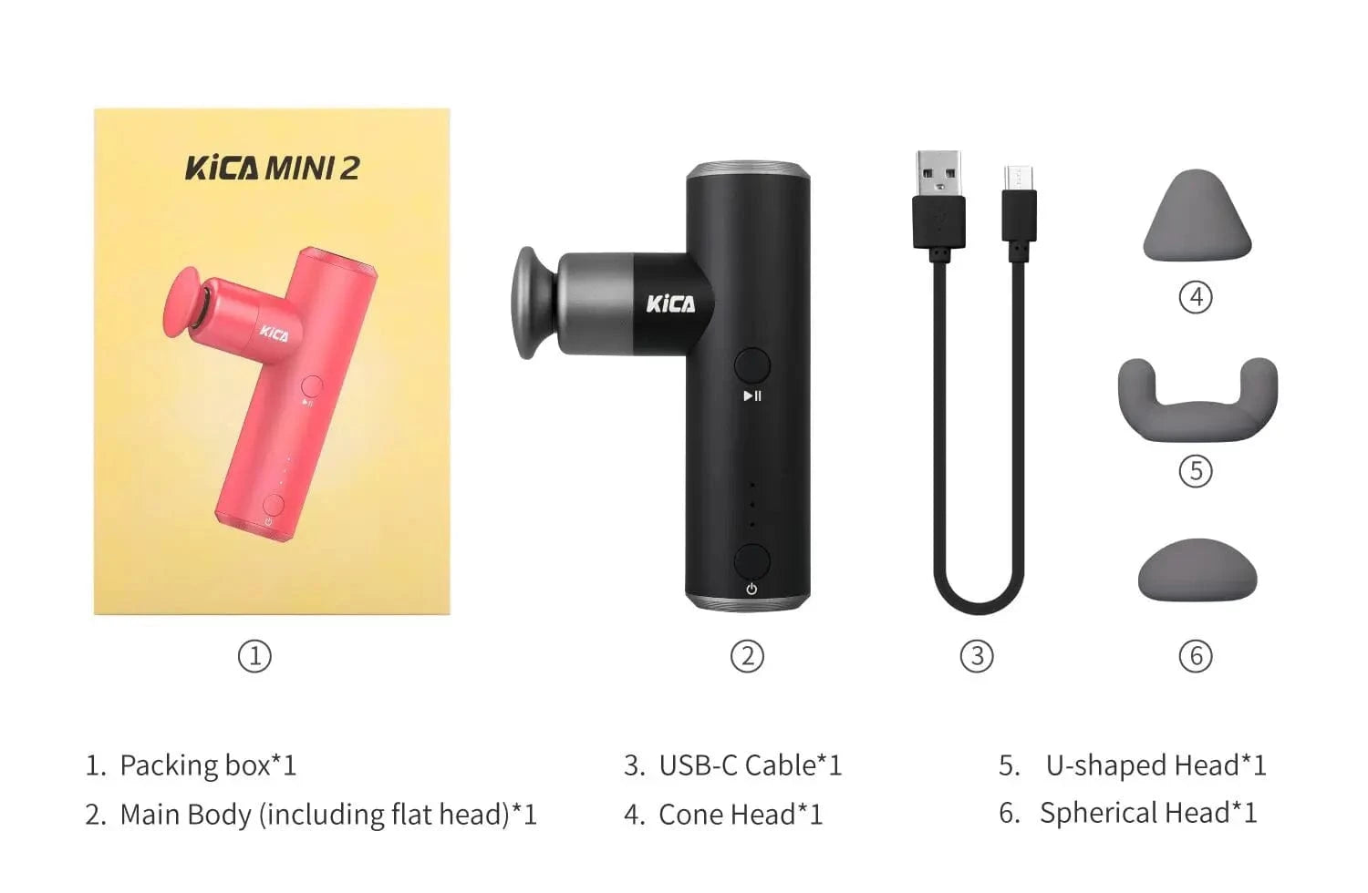 Pistolet de massage portable Mini premium RekindleMassage