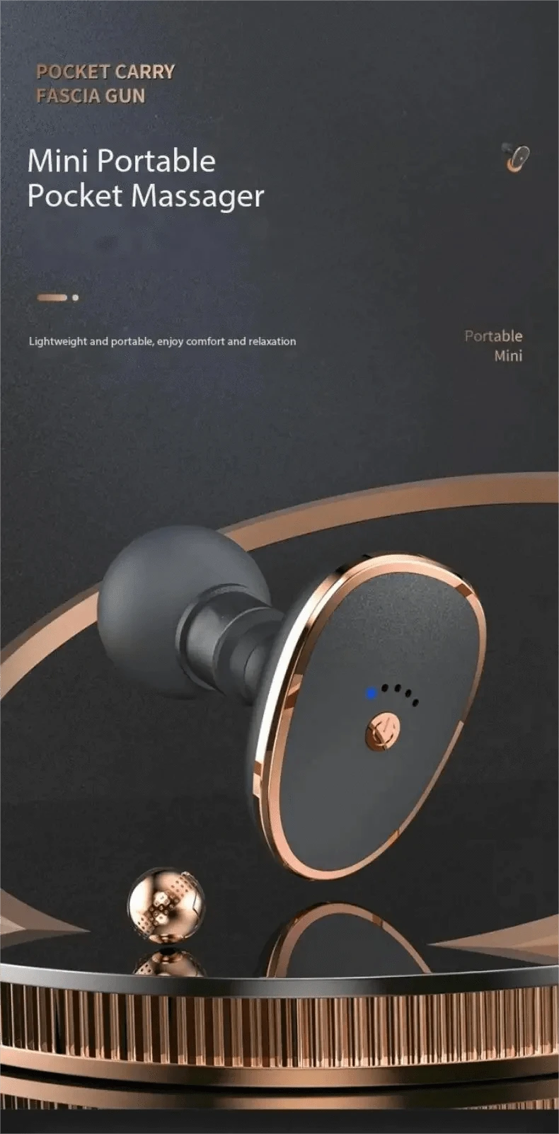 mini pistolet massage portable 