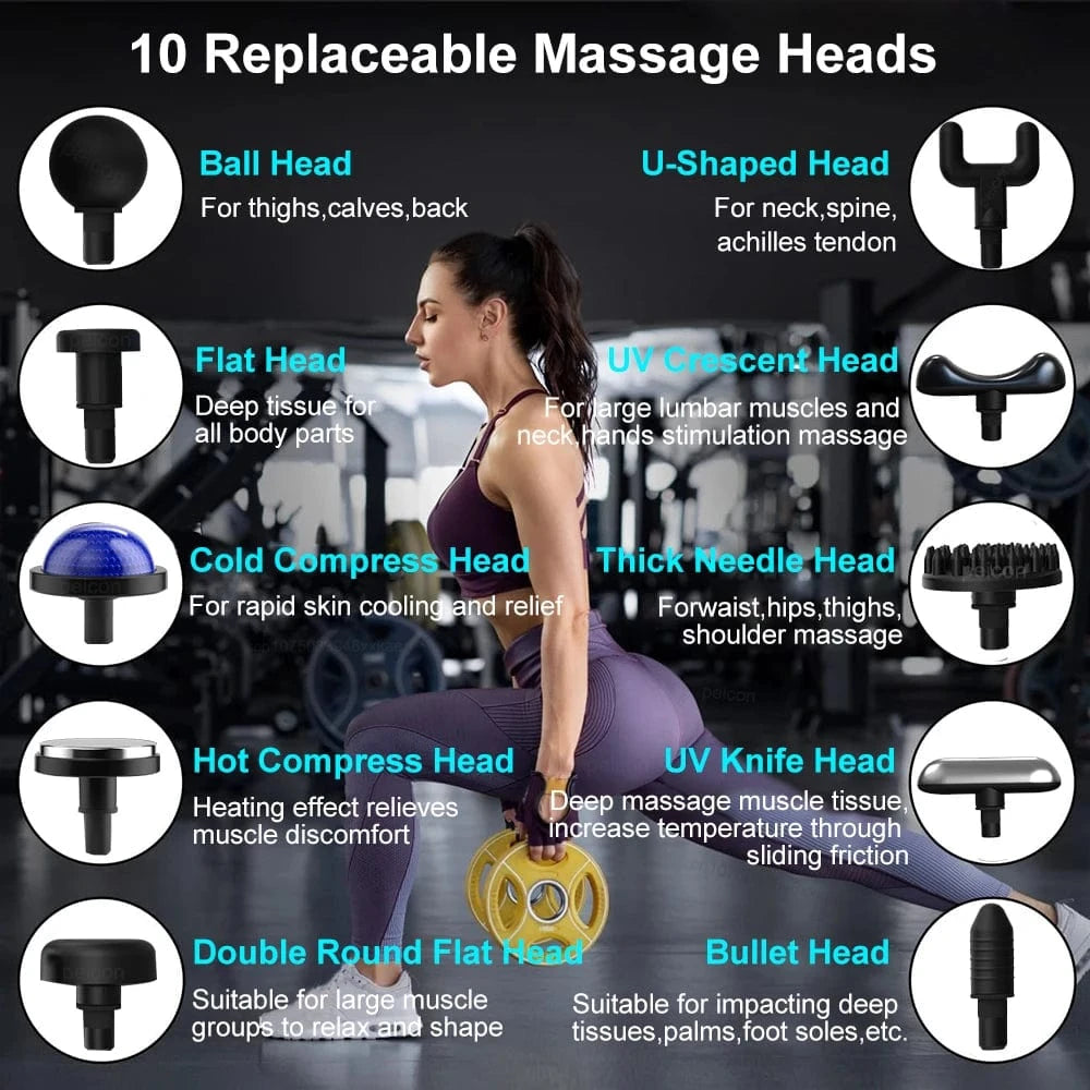 Pistolet de massage ergonomique Chaud/Froid | RekindleMassage RekindleMassage