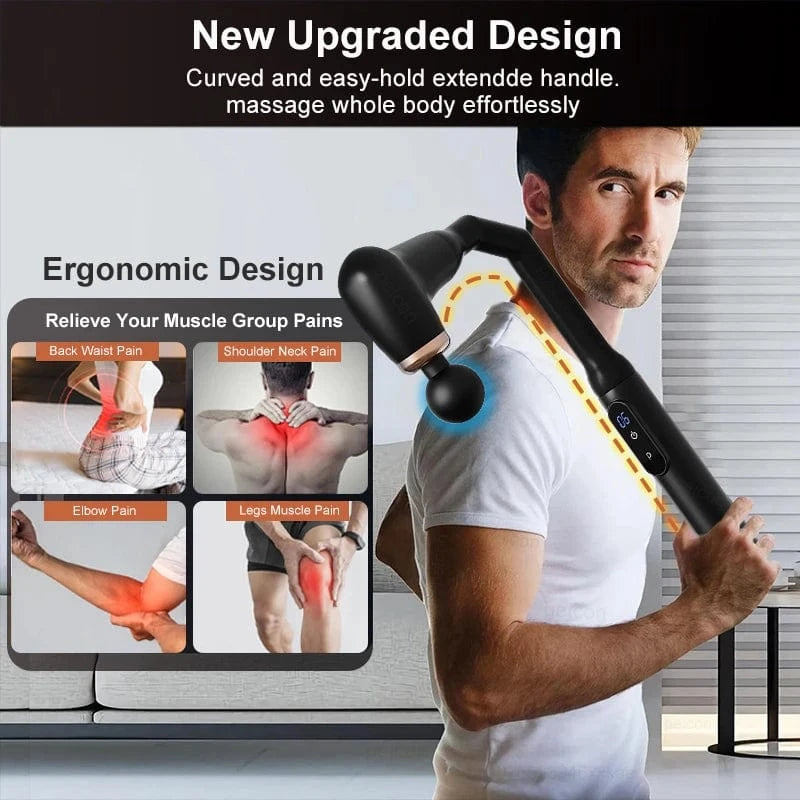 Pistolet de Massage Ergonomique ErgoFlex RekindleMassage