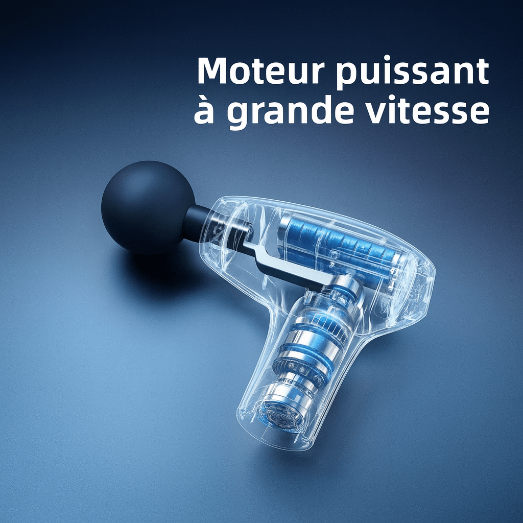 Pistolet de Massage Ergonomique ExtendPro RekindleMassage