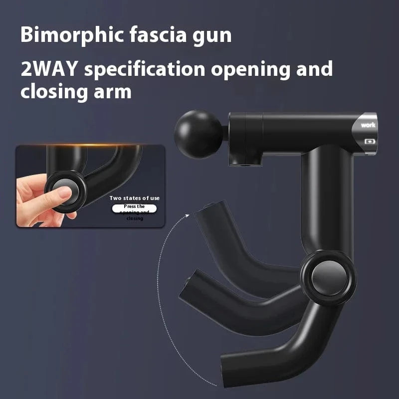 Pistolet de Massage ergonomique Pliable RekindleMassage