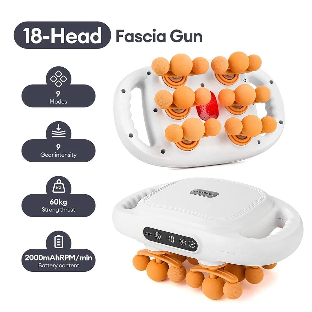Pistolet de massage multi-têtes – 18 têtes RekindleMassage RekindleMassage
