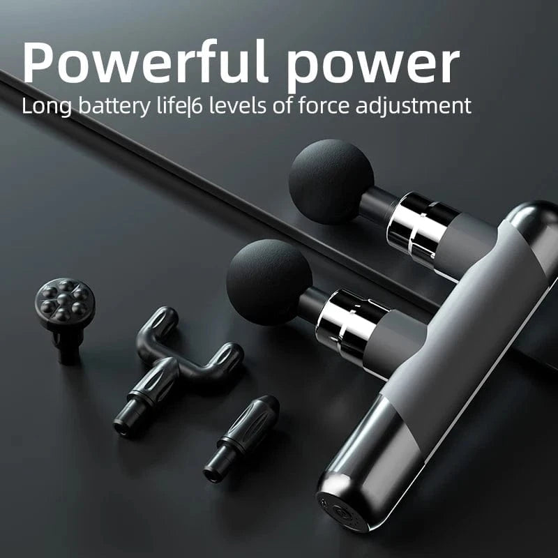 Pistolet de massage classique double tête RekindleMassage