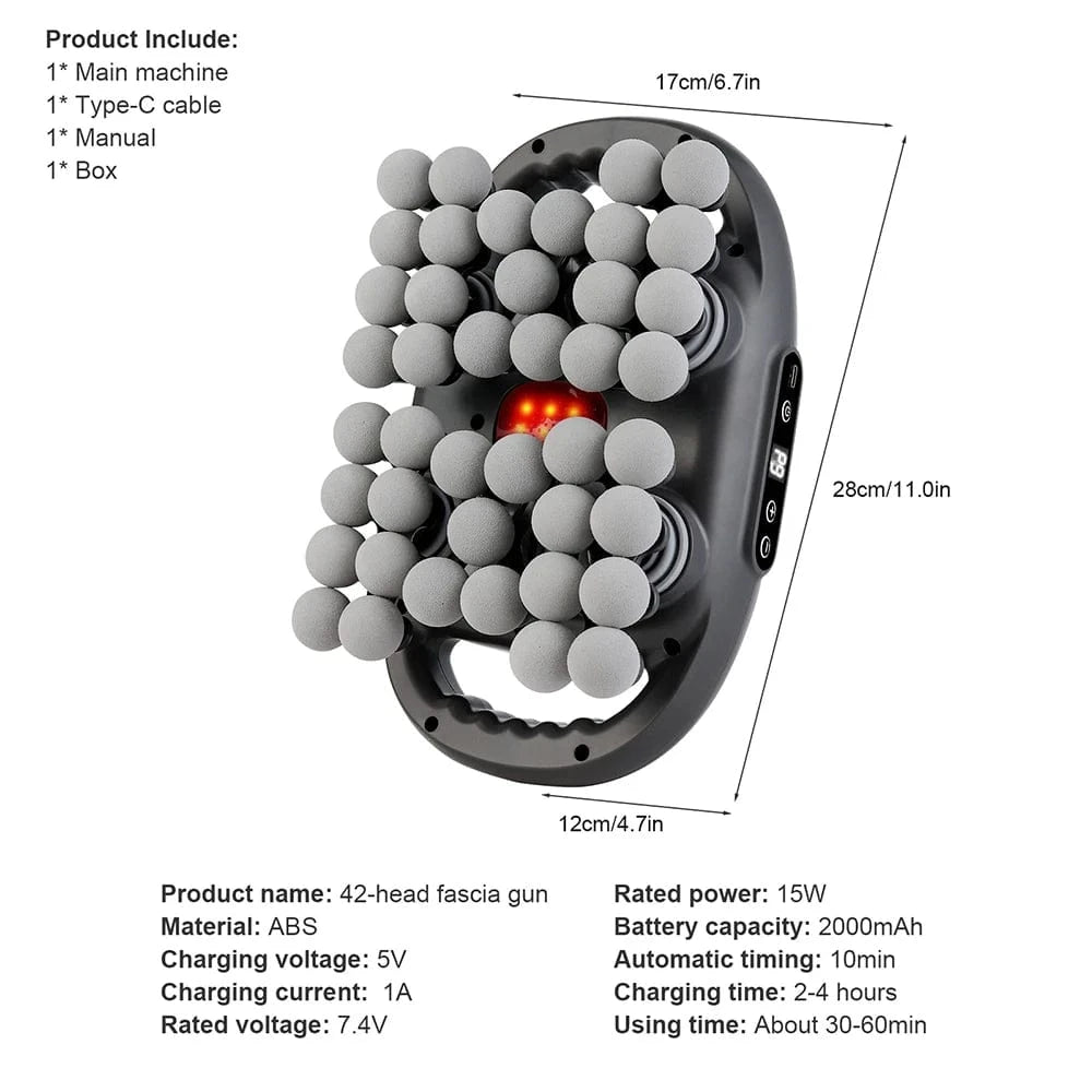 Pistolet de massage mutil-têtes notices