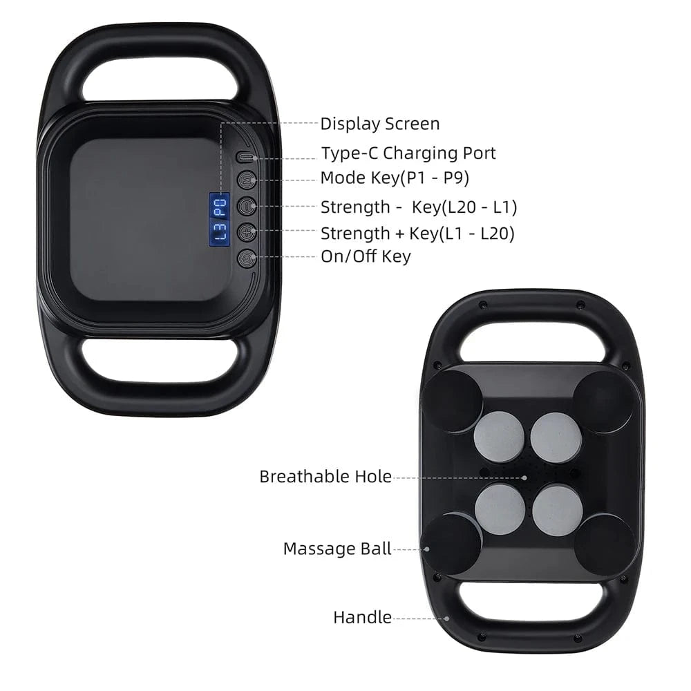 Pistolet de massage multi-têtes – 8 têtes RekindleMassage RekindleMassage