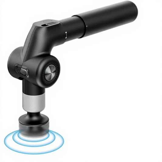 Pistolet de massage ergonomique angles ajustable | rekindlemassage